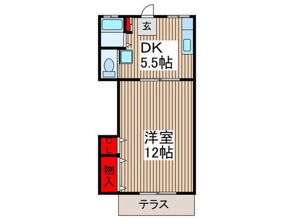 サンハイツの物件間取画像